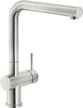 SYSTEMCERAM Armatur Sila heraus. Ausl. Edelstahlfinish ND 10304