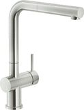 SYSTEMCERAM Armatur Sila heraus. Ausl. Edelstahlfinish ND 10304