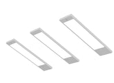 Tebü LED Rechteckleuchten-SET 6034-3 (2700/6500 K) 3er Set