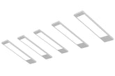 Tebü LED Rechteckleuchten-SET 6034-5 (2700/6500 K) 5er Set