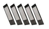 Tebü LED Rechteckleuchten-SET 6034-5_S (2700 - 6500 K) 5er Set
