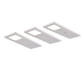 Tebü LED Rechteckleuchten-SET 6048-3 (4000 K) 3er Set