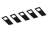 Tebü LED Rechteckleuchten-SET 6048-5_S (4000 K/schwarz) 5er Set