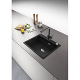 FRANKE Fragranitebecken MRG 610-54 A Onyx Handbedienung 114.0658.497