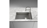 FRANKE Becken KNG 110-62 Steingrau Druckknopf Edelstahl + Zubehör 125.0747.715