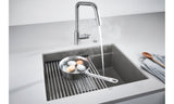 FRANKE Becken KNG 110-52 Steingrau Druckknopf Edelstahl + Zubehör 125.0747.711