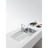 FRANKE Edelstahlspüle RPX 211-86 Edelstahl Drehknopf Chrom 127.0371.767