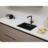 FRANKE Fragranitebecken MRG 210-52 Black Matt Handbedienung 135.0683.022