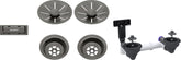 Ablg Set 2x3,5'' oAfb InFino satin dark steel 207440