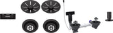 Ablg Set 2x3,5'' mAfb InFino schwarz 207442