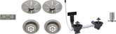 Ablg Set 2x3,5'' mAfb InFino satin platinum 207445