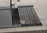 SYSTEMCERAM Einbauspüle Basic Faltmatte Edelstahl 330 x 450 mm 841