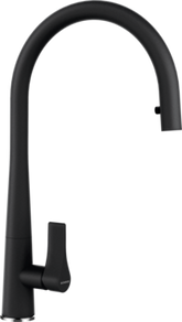 SCHOCK Einhebelmischer GOTA Schlauchbrause Pulverbeschichtet Schwarz 521120S