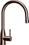 SCHOCK Einhebelmischer KAVUS Schlauchbrause Copper brushed 559120COB