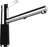 SCHOCK Einhebelmischer SC-510 Cristadur Schlauchbrause Night 554120NGT