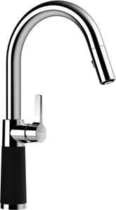 SCHOCK Einhebelmischer SC-520 Cristadur Schlauchbrause Night 555120NGT