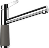 SCHOCK Einhebelmischer SC-510 Cristadur Schlauchbrause Silverstone 554123SIL