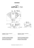 SCHOCK Spüle Auflage Lotus C-150-A Cristadur Silverstone LOTC150ASIL