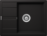 SCHOCK Spüle Unterbau Manhattan D-100-U Cristalite Nero MAND100UGNE