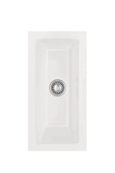SYSTEMCERAM Einbauspüle Mera 16 U/g Grönland 12 inkl. Handbetätigung, für 30 cm Schrankbreite, Spüle zum Unterbau mit geschliffener Oberseite Unterbau keine Beckenlage 54460112