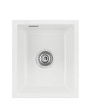 SYSTEMCERAM Einbauspüle Mera 32 U/g Grönland 12 inkl. Excenterbetätigung, für 45 cm Schrankbreite, Spüle zum Unterbau mit geschliffener Oberseite Unterbau keine Beckenlage 54610212