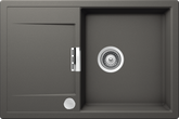 SCHOCK Spüle Unterbau Mono D-100-U Cristadur Silverstone MOND100USIL