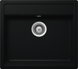 SCHOCK Spüle Auflage - Set mit Armatur und Sichtteilen Mono N-100-A Cristadur Puro MONONAKETOEDM