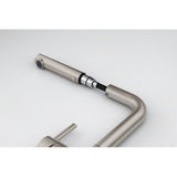 FRANKE Active Twist L Auszugsbrause Edelstahl-Optik Seitenbedien. 115.0653.505