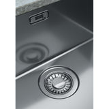 FRANKE Edelstahlspüle MYX 211-86 A Edelstahl Druckknopf Edelstahl 127.0642.000