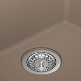 FRANKE Fragranitespüle CNG 611-78 Cashmere Drehknopf Edelstahl 114.0681.586