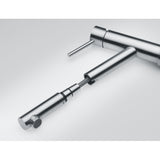 FRANKE Orbit Zugauslauf Edelstahl Obenbedienung 115.0569.461