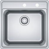 FRANKE Edelstahlbecken BCX 610-51 Edelstahl Drehknopf 101.0623.960