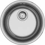 FRANKE Edelstahlbecken ROX 610/110-38 rund Edelstahl Handbedienung 101.0725.057