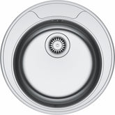 FRANKE Edelstahlbecken ROX 610-39 A rund Edelstahl Handbedienung 101.0714.971