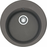 FRANKE Fragranitebecken ROG 610-41 Steingrau Drehknopf 114.0009.505