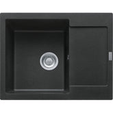 FRANKE Fragranitespüle MRG 611-62 Onyx Druckknopf Edelstahl 114.0477.500