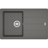 FRANKE Fragranitespüle BFG 611-78 Steingrau Drehknopf 114.0256.612