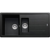 FRANKE Fragranitespüle BFG 651-97 Onyx Drehknopf 114.0256.625