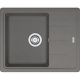 FRANKE Fragranitespüle BFG 611-62 Steingrau Drehknopf 114.0301.333