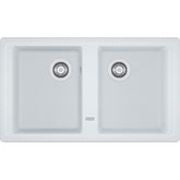 FRANKE Fragranitebecken BFG 620-34-34 Glacier Drehknopf 114.0302.016