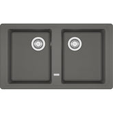 FRANKE Fragranitebecken BFG 620-34-34 Steingrau Drehknopf 114.0302.015