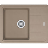 FRANKE Fragranitespüle BFG 611-62 Cashmere Drehknopf 114.0301.903