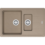 FRANKE Fragranitespüle BFG 651-78 Cashmere Drehknopf 114.0301.951