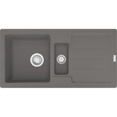 FRANKE Fragranitespüle STG 651-86 Steingrau Handbedienung 114.0338.326