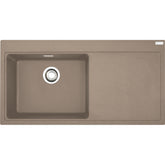 FRANKE Fragranitespüle MTG 611 Cashmere Druckknopf Edelstahl 114.0477.044