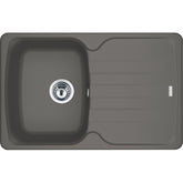 FRANKE Fragranitespüle AZG 611-78 Steingrau Drehknopf 114.0512.158