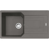 FRANKE Fragranitespüle UBG 611-86 Steingrau Drehknopf 114.0682.523