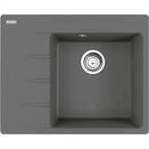 FRANKE Fragranitespüle CNG 611-62 A Steingrau Drehknopf Edelstahl 114.0627.671