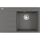 FRANKE Fragranitespüle CNG 611-78 A Steingrau Drehknopf Edelstahl 114.0627.674