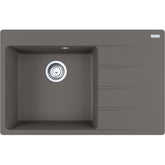 FRANKE Fragranitespüle CNG 611-78 A Steingrau Drehknopf Edelstahl 114.0627.675